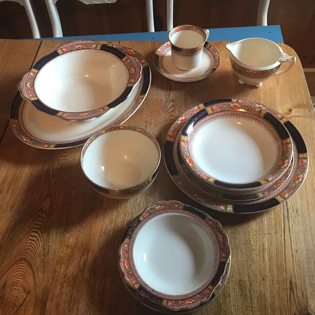 Vintage Queen Mary China Set photo 1