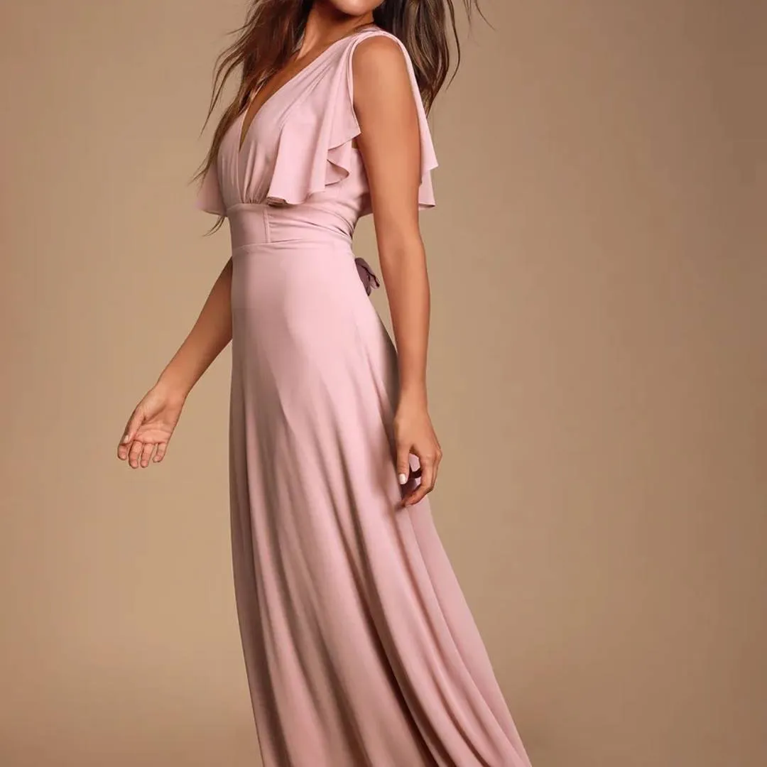 Lulus Chiffon Dress Size XS photo 1