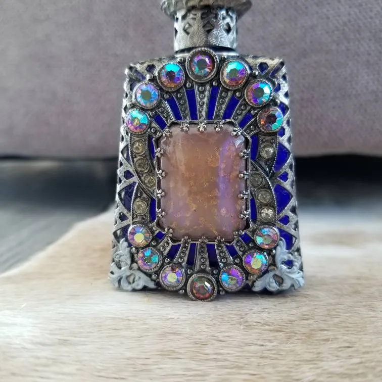Small Vintage European Perfume Bottle photo 1
