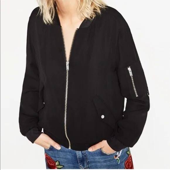 Zara Bomber Jacket Size Small photo 1