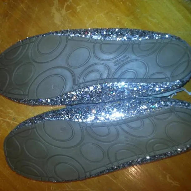 Tragic Silver Sparkle Slippers Mis-Read -- I Thought These We... photo 9