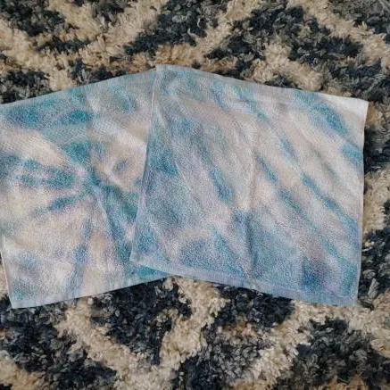Tie Dyed Face Cloths photo 1