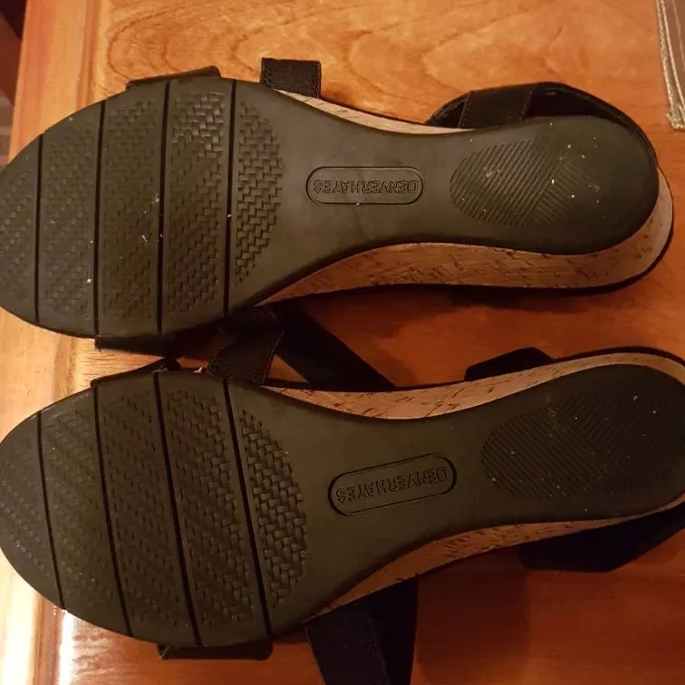 Brand New Black Slide On Sandals Denver Heyes Re Bunz photo 4