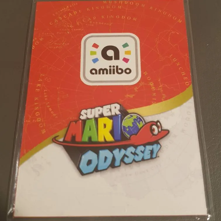 Super Mario Odyssey Amiibo Cards photo 7