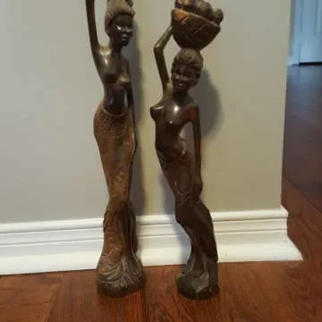 African Wood Statues photo 1