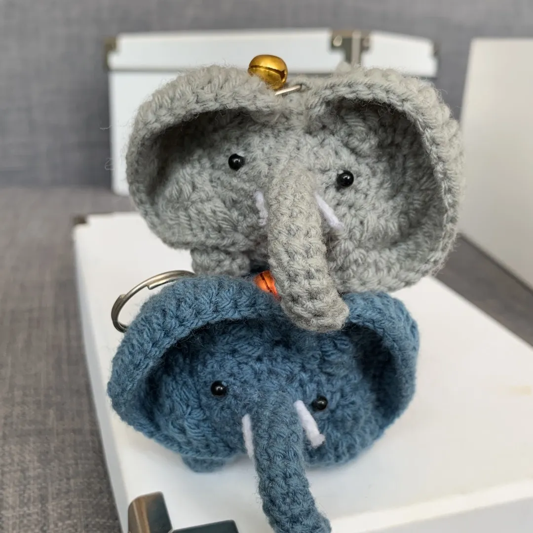 Crochet Elephant Keychains photo 1