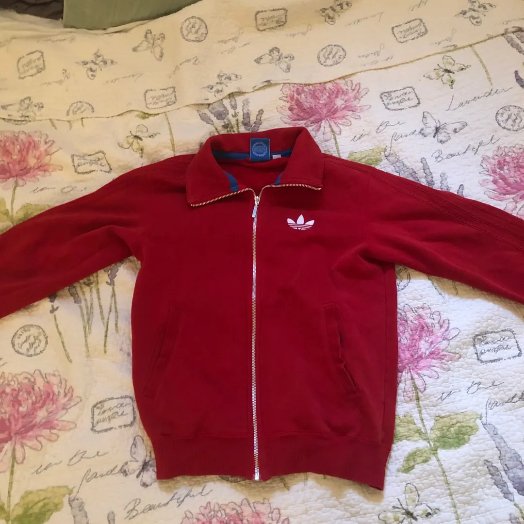 Red Adidas Sweater photo 1
