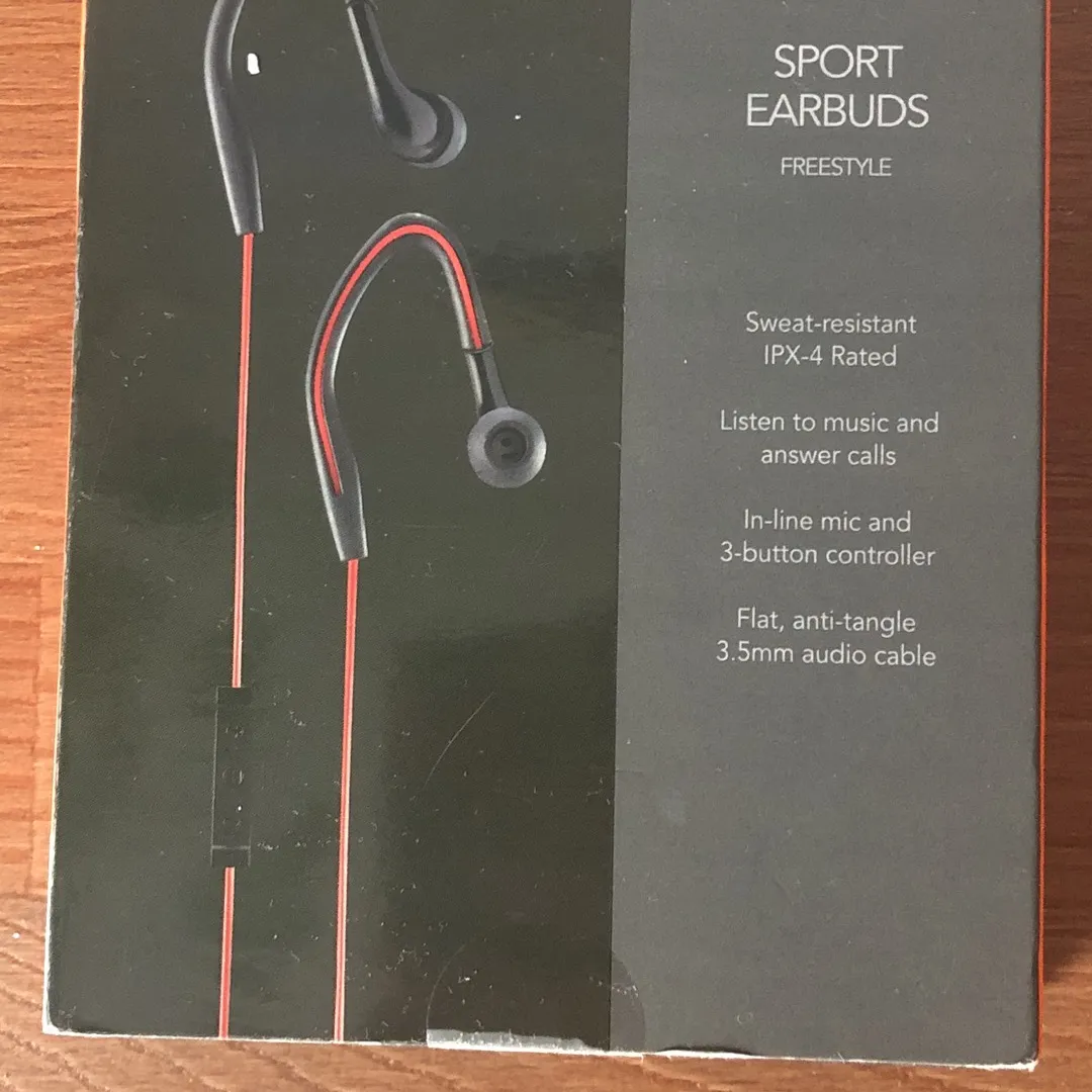 BNIB Wrap Around Sport Headphones photo 1