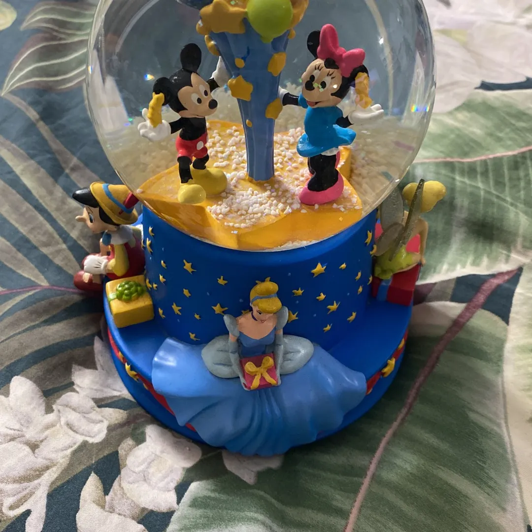 Disney Musical Snow Water Globe Walt's 100th Birthday Limited... photo 1