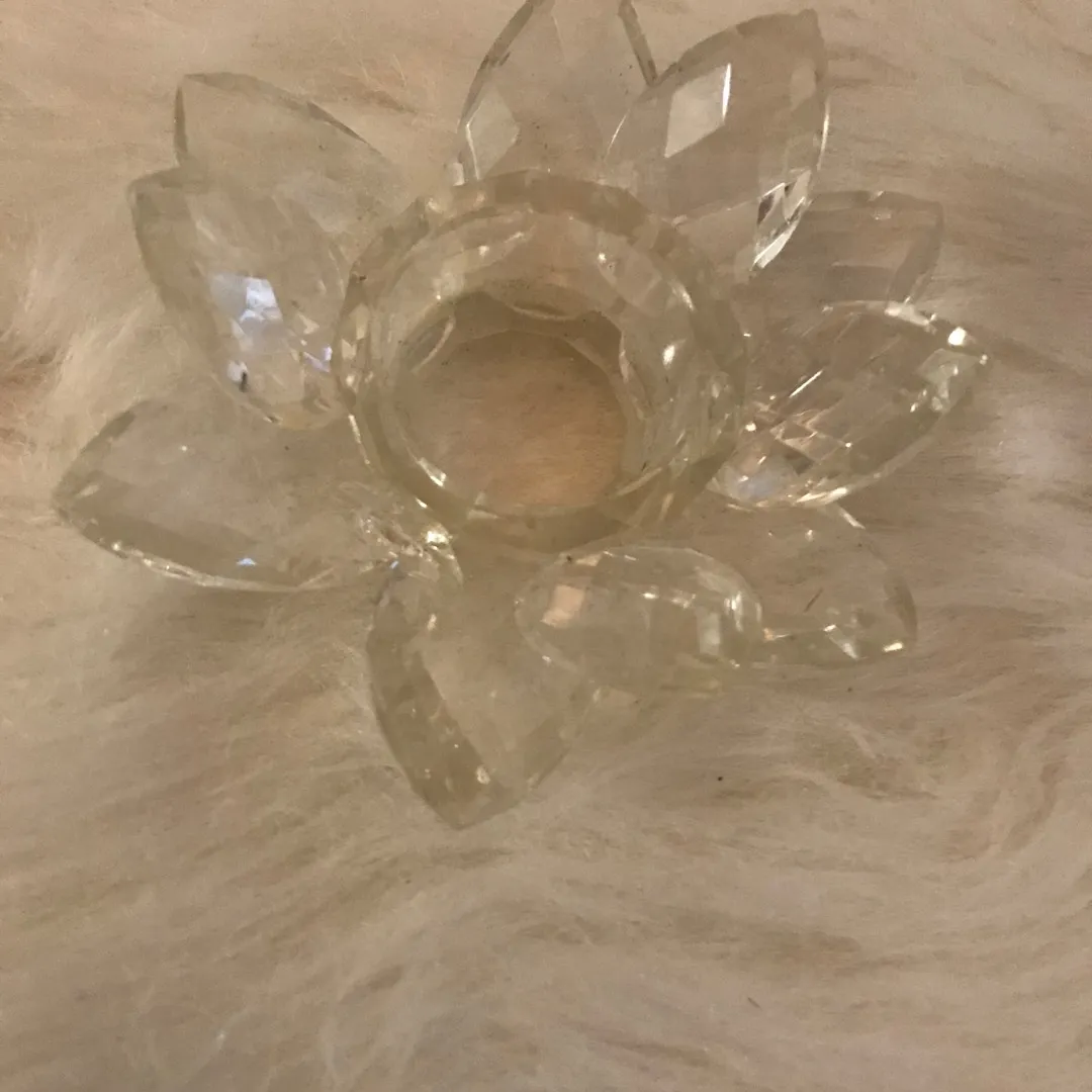 Glass Candle Holder photo 1
