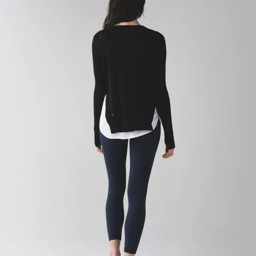 Lululemon Black Sweater Size 4 photo 4
