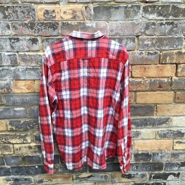 Mens Checkered Shirt - Medium photo 3