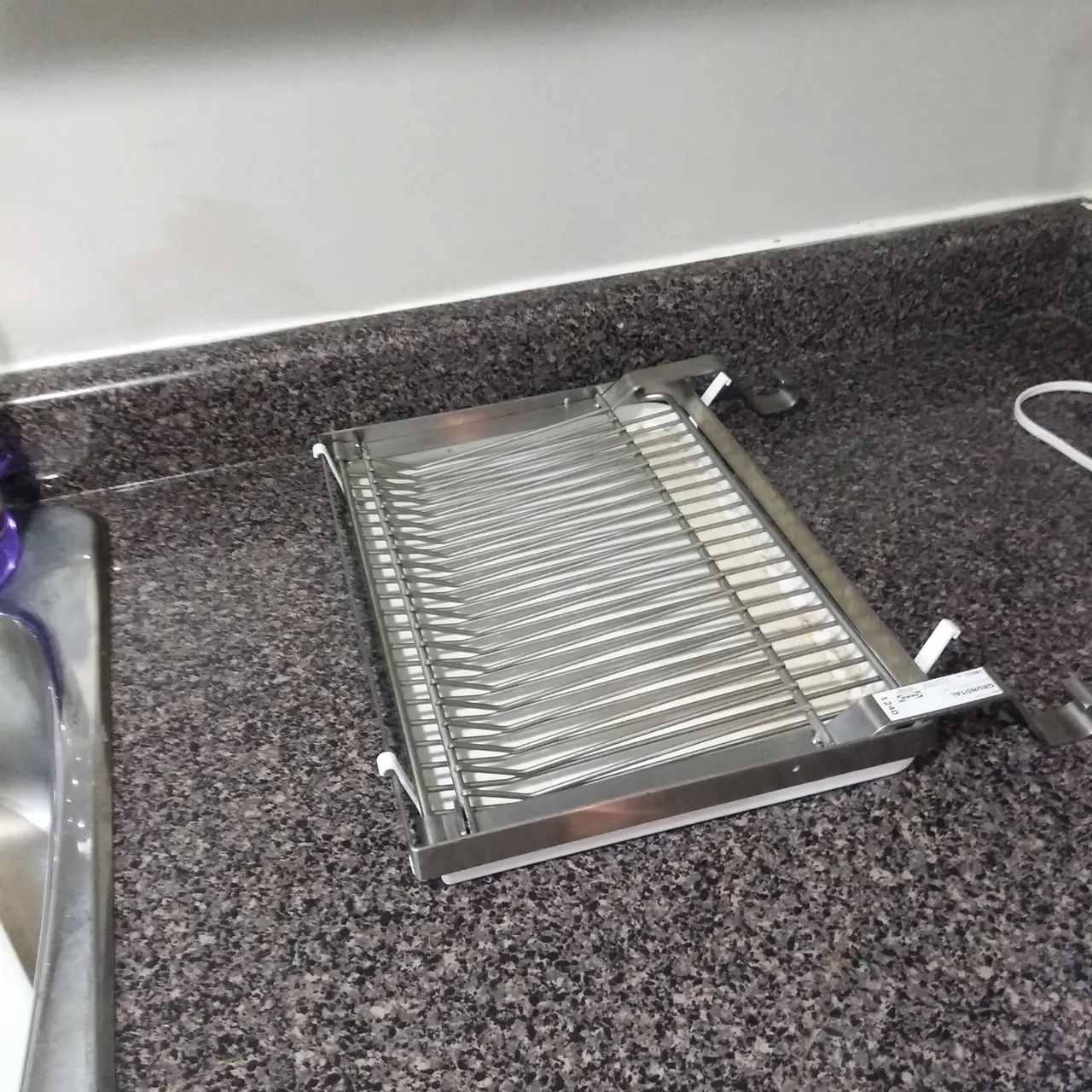 Ikea grundtal dish drainer, stainless steel photo 1
