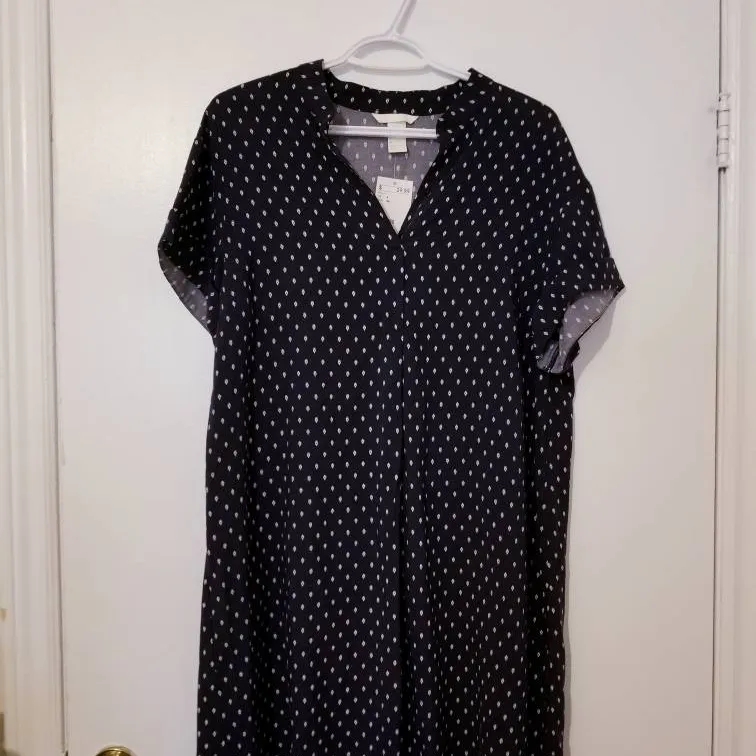 BNWT H&M Jersey Shirt Dress - Size 4 photo 1