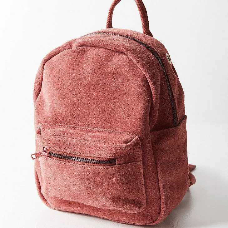 BNWT Urban Outfitters mini classic suede backpack photo 3