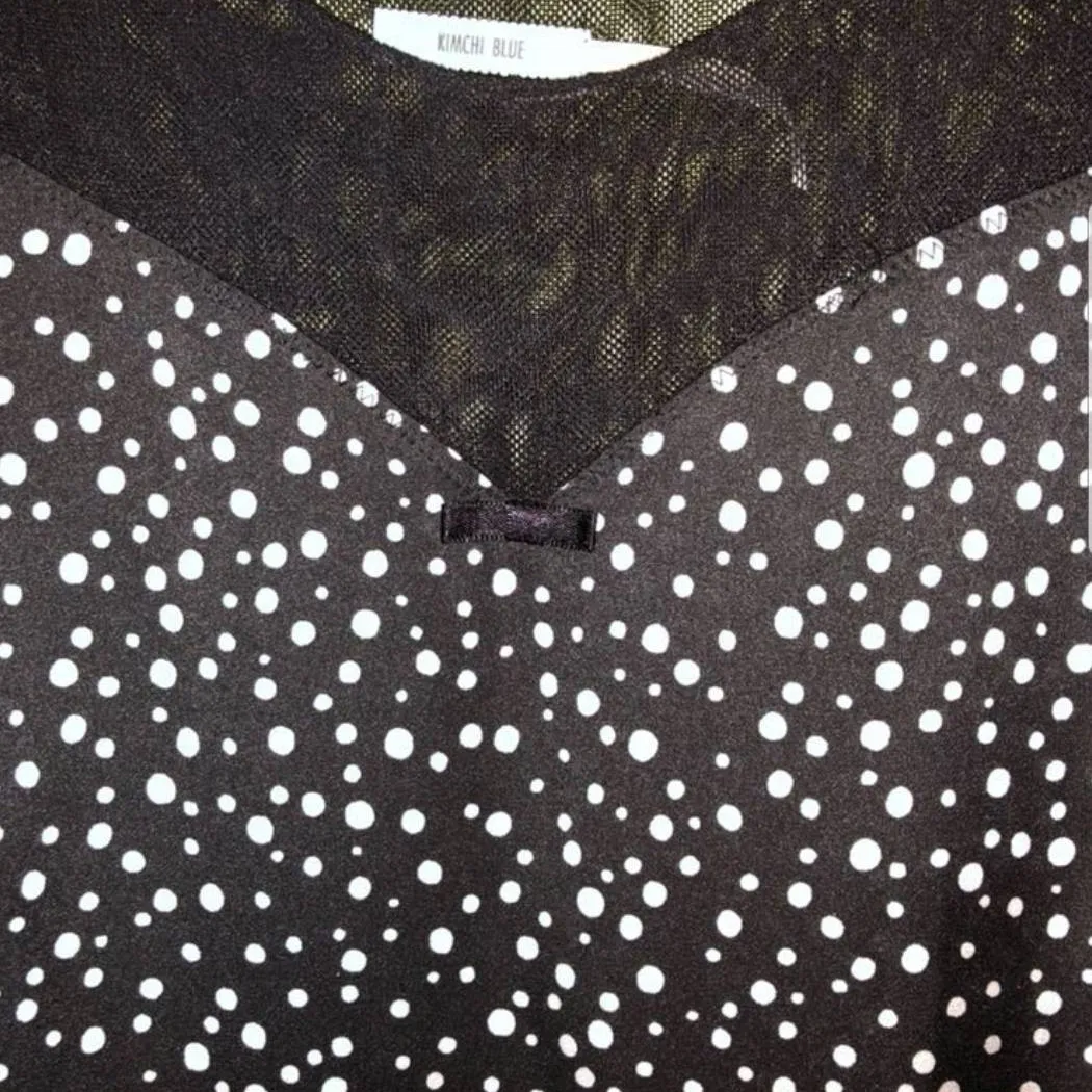 Black and white polka dot dress size medium photo 1