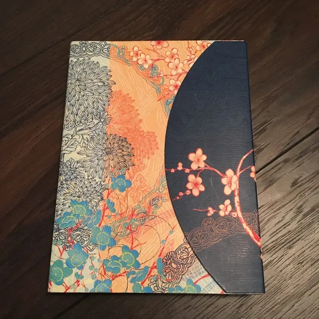 Floral Notebook With Magnetic Flap Closure photo 1