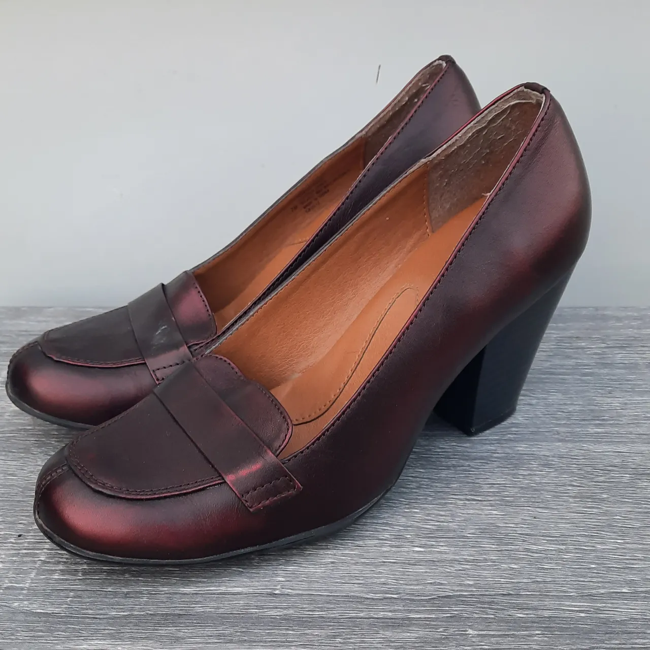Leather heels  photo 1