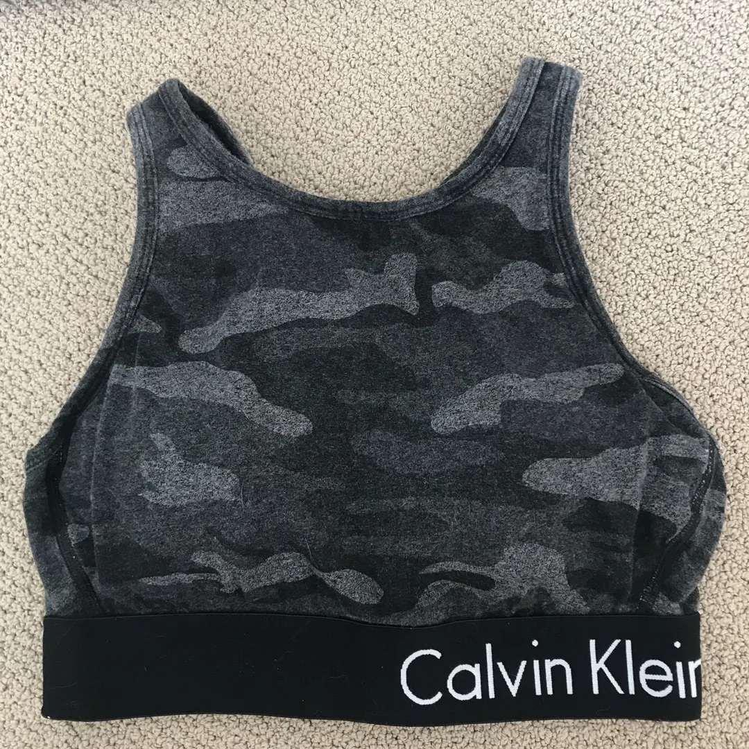 Calvin Klein Performance Sports Bra Size S (but Fits M) photo 1