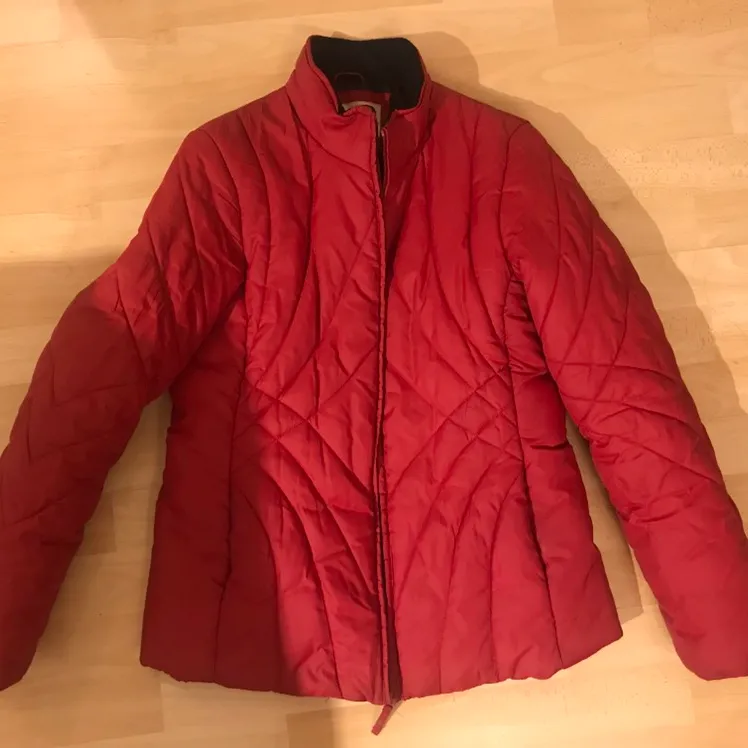 Red Puffy Jacket photo 1