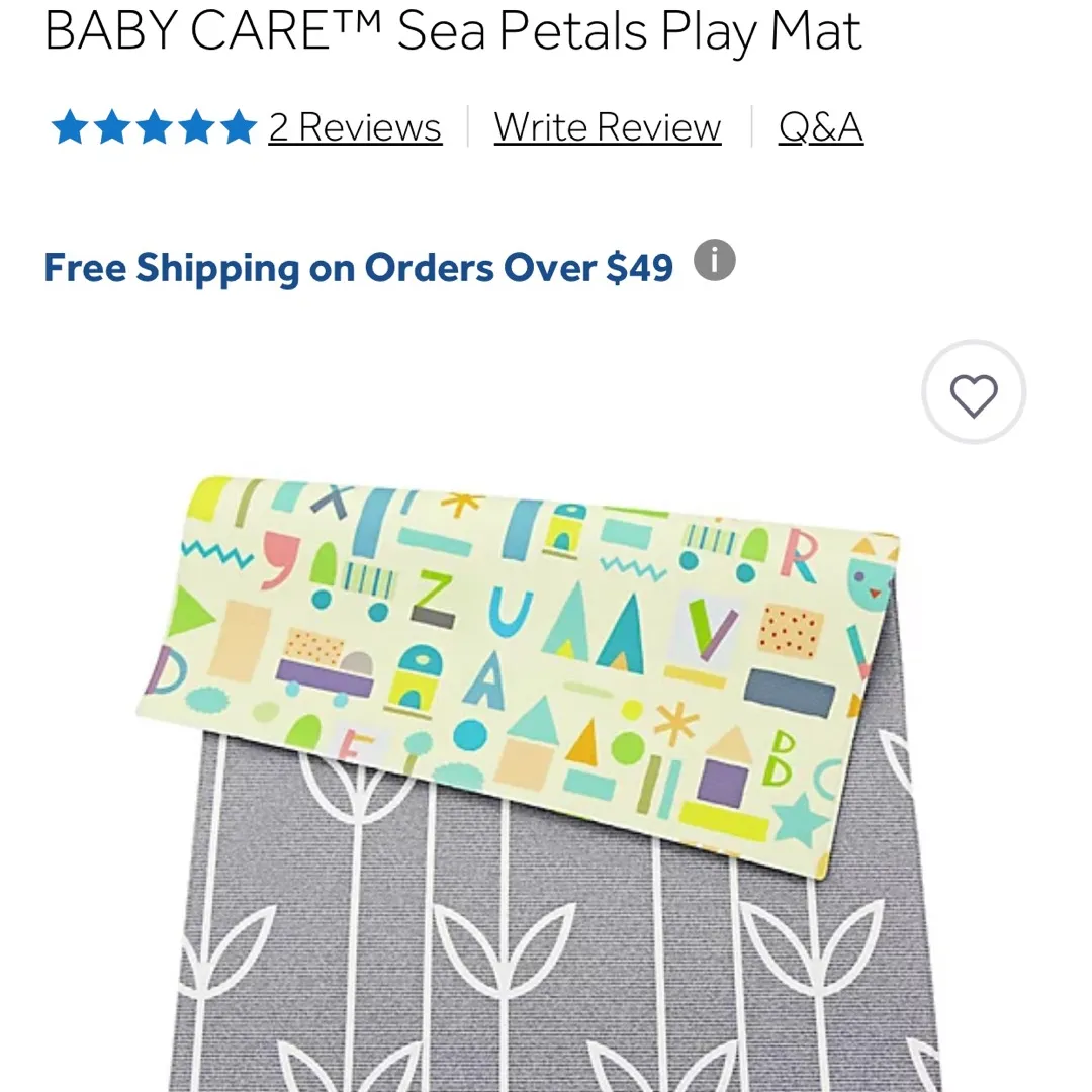 Baby Care Play Mat (Sea Petals) photo 1