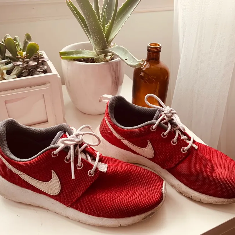 red Nike Roshes photo 1