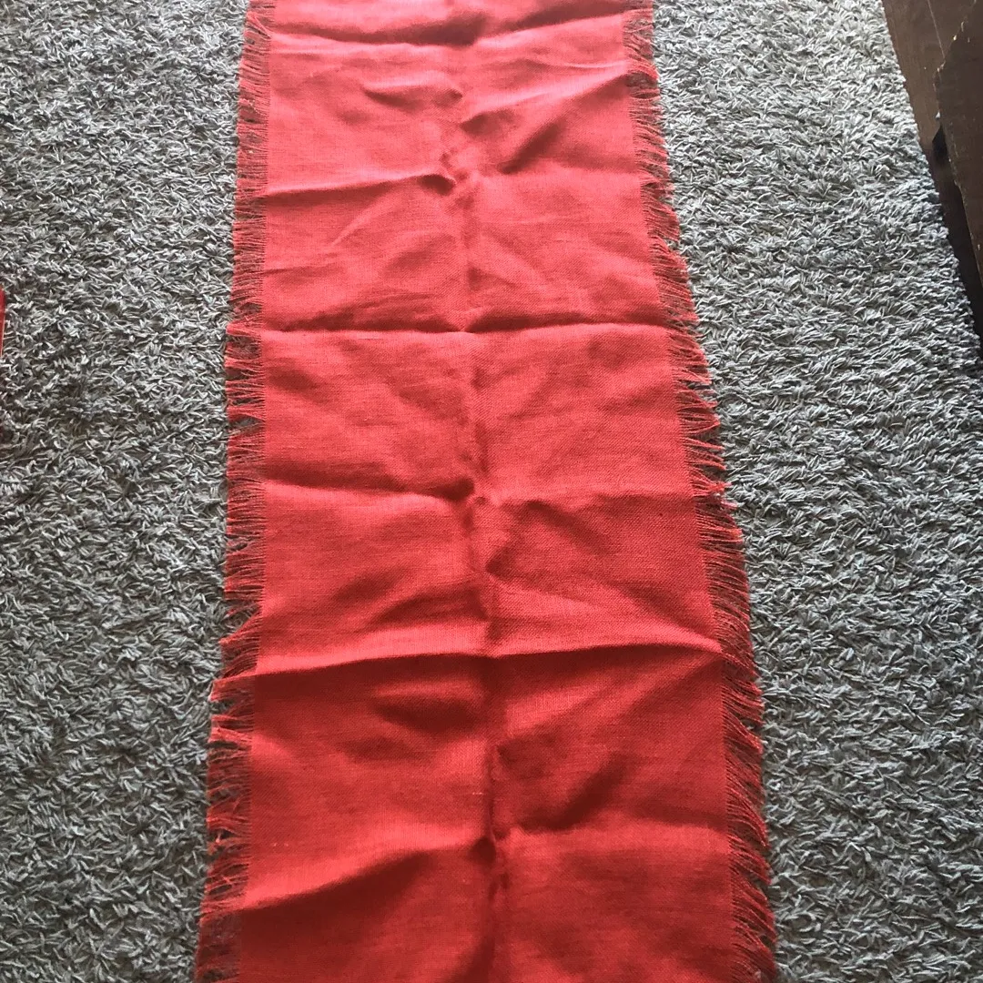 Red Table Runner photo 1