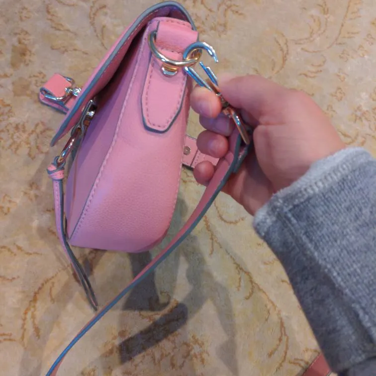 Cute Faux Leather Pink Purse photo 5