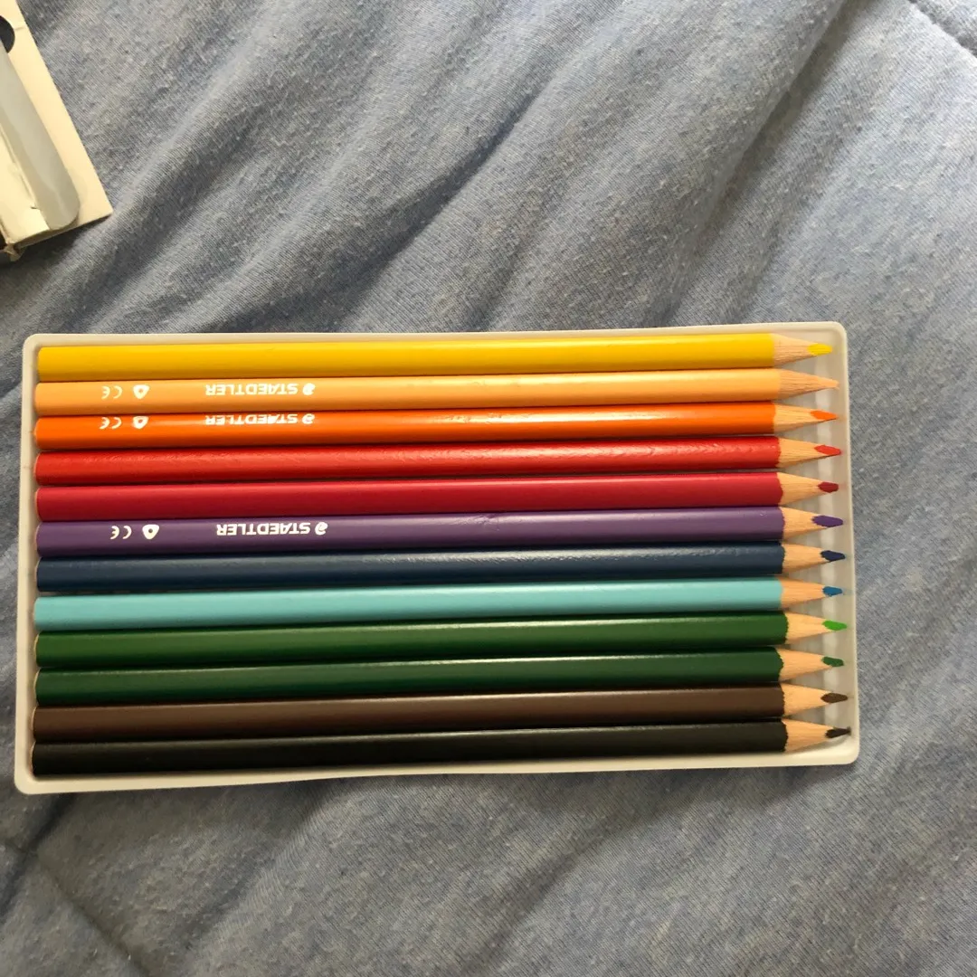 12 Pack Staedtler Pencil Crayons UEC photo 3