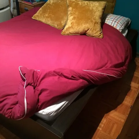 Queen Size IKEA Bed With Mattress photo 1