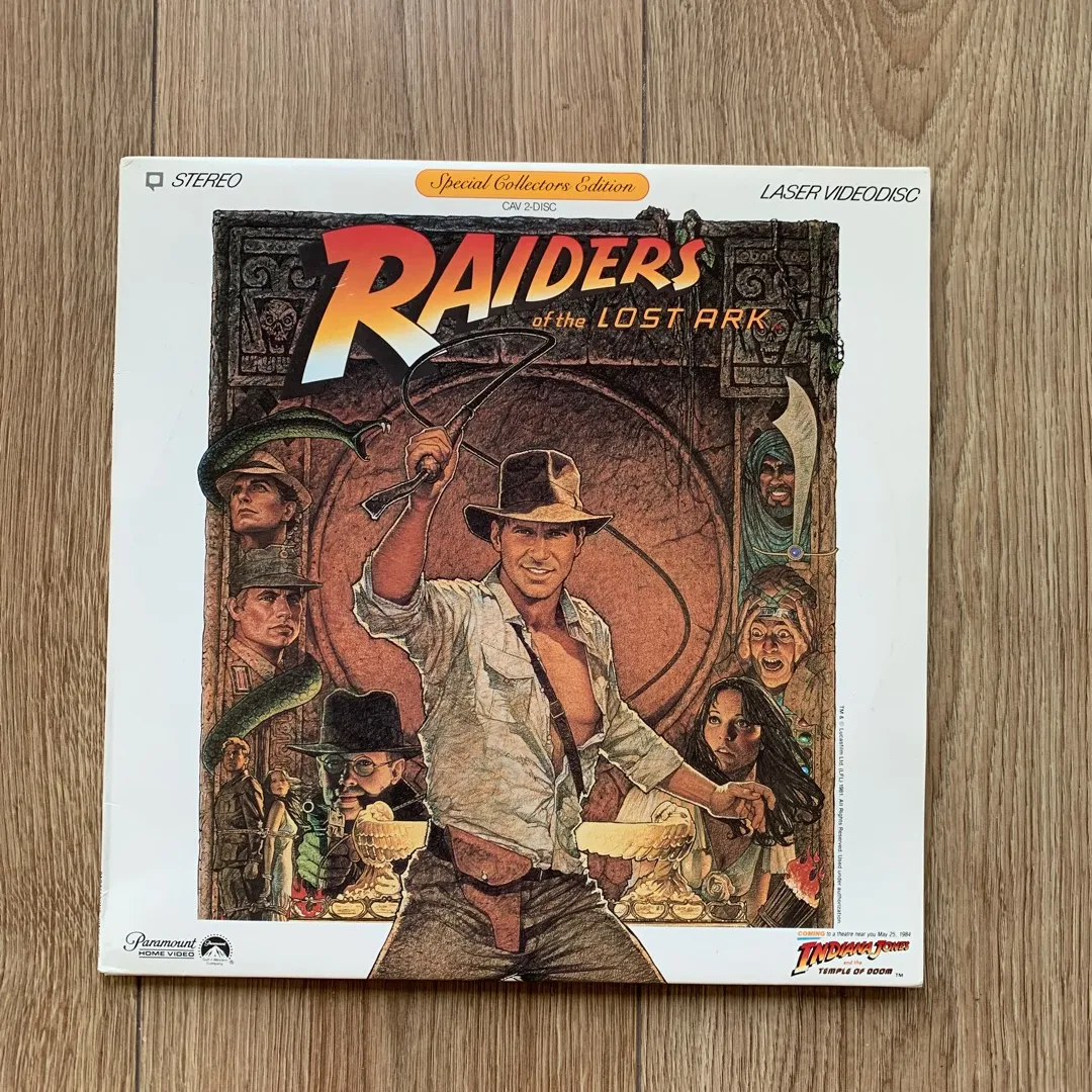 Raiders Of The Lost Ark On Laserdisc photo 1