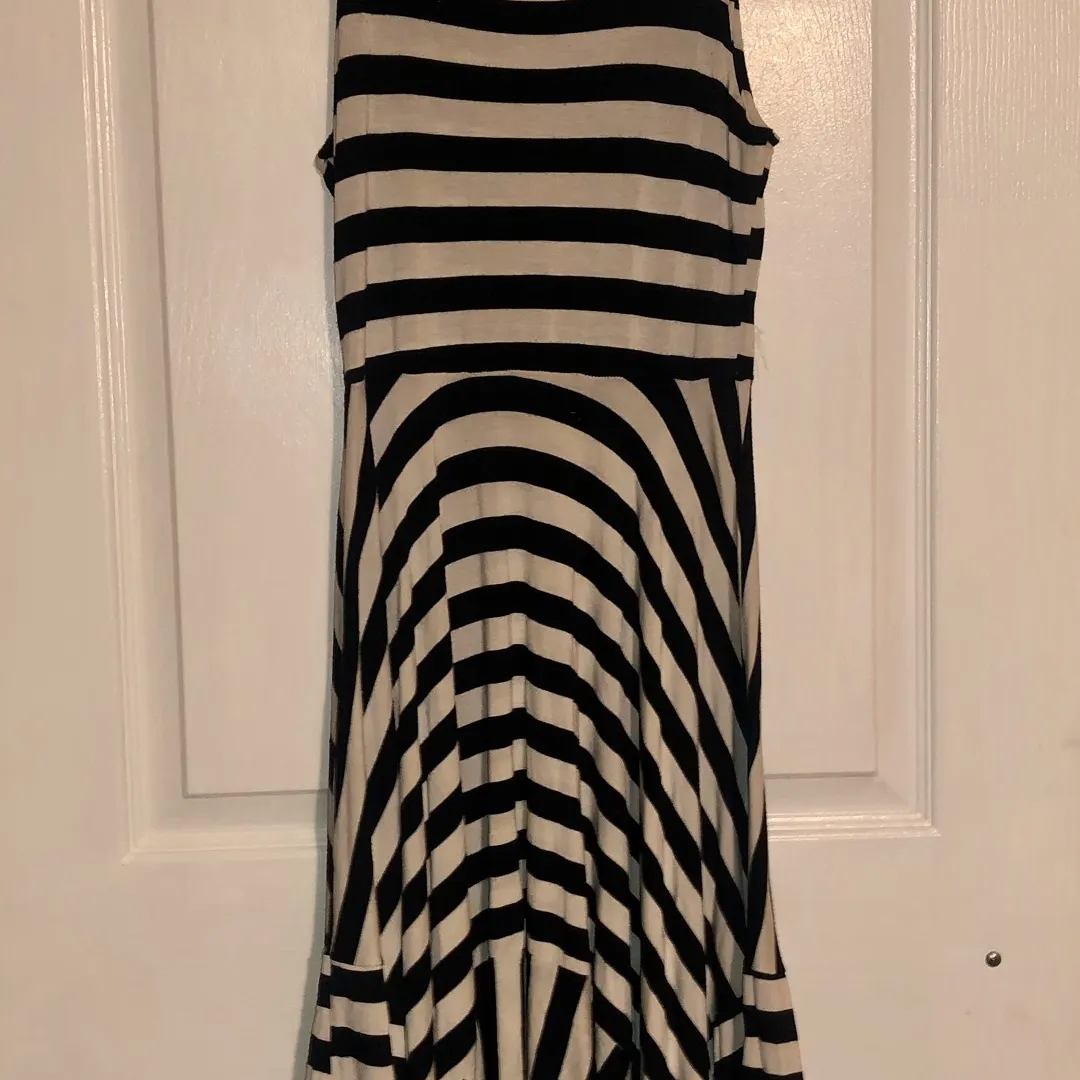 Black And White Striped Dress photo 1
