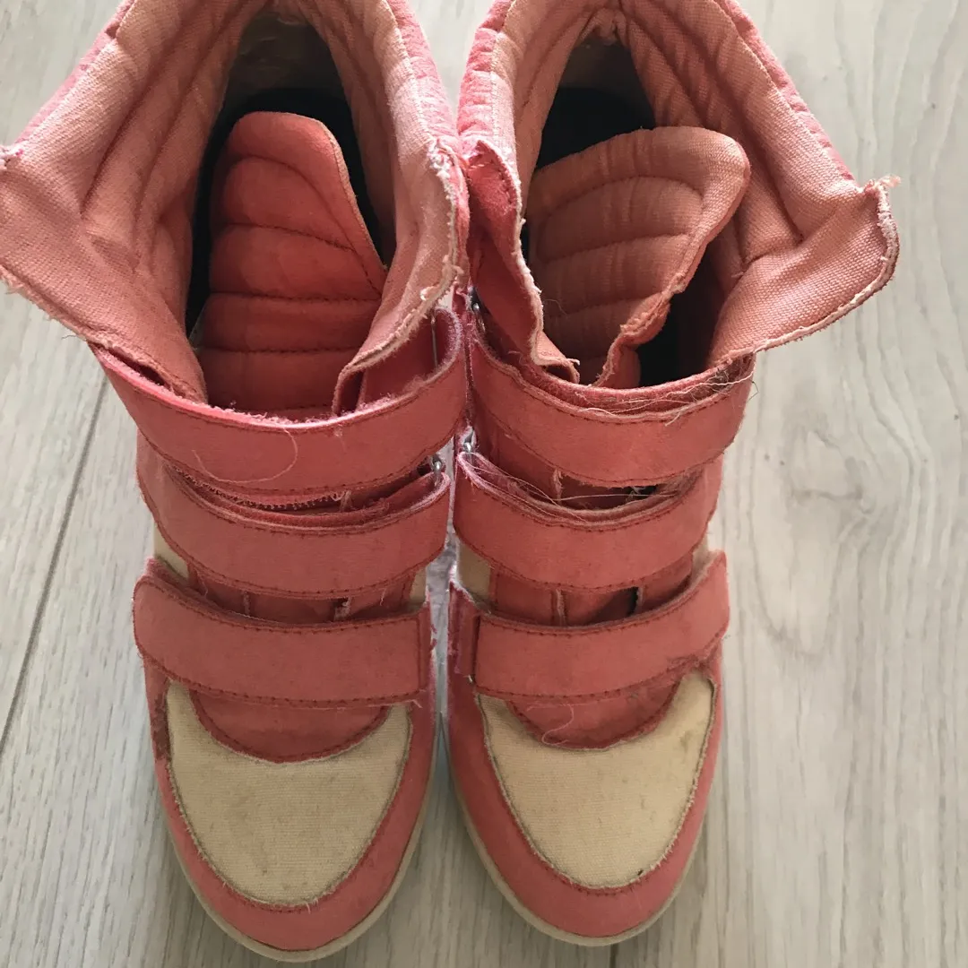 Pink Sneaker Wedges photo 3