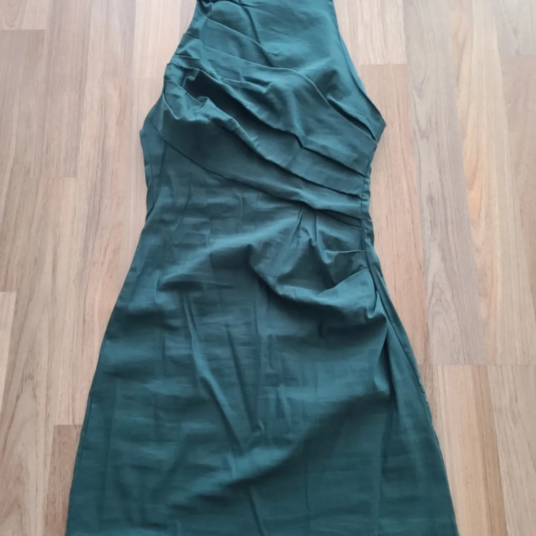 Zara Forrest Green Dress Size S photo 1