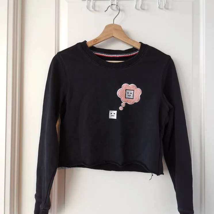 "acne studios" cropped sweater photo 1