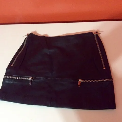Black Leather Zara/Trafaluc Skirt XS photo 1