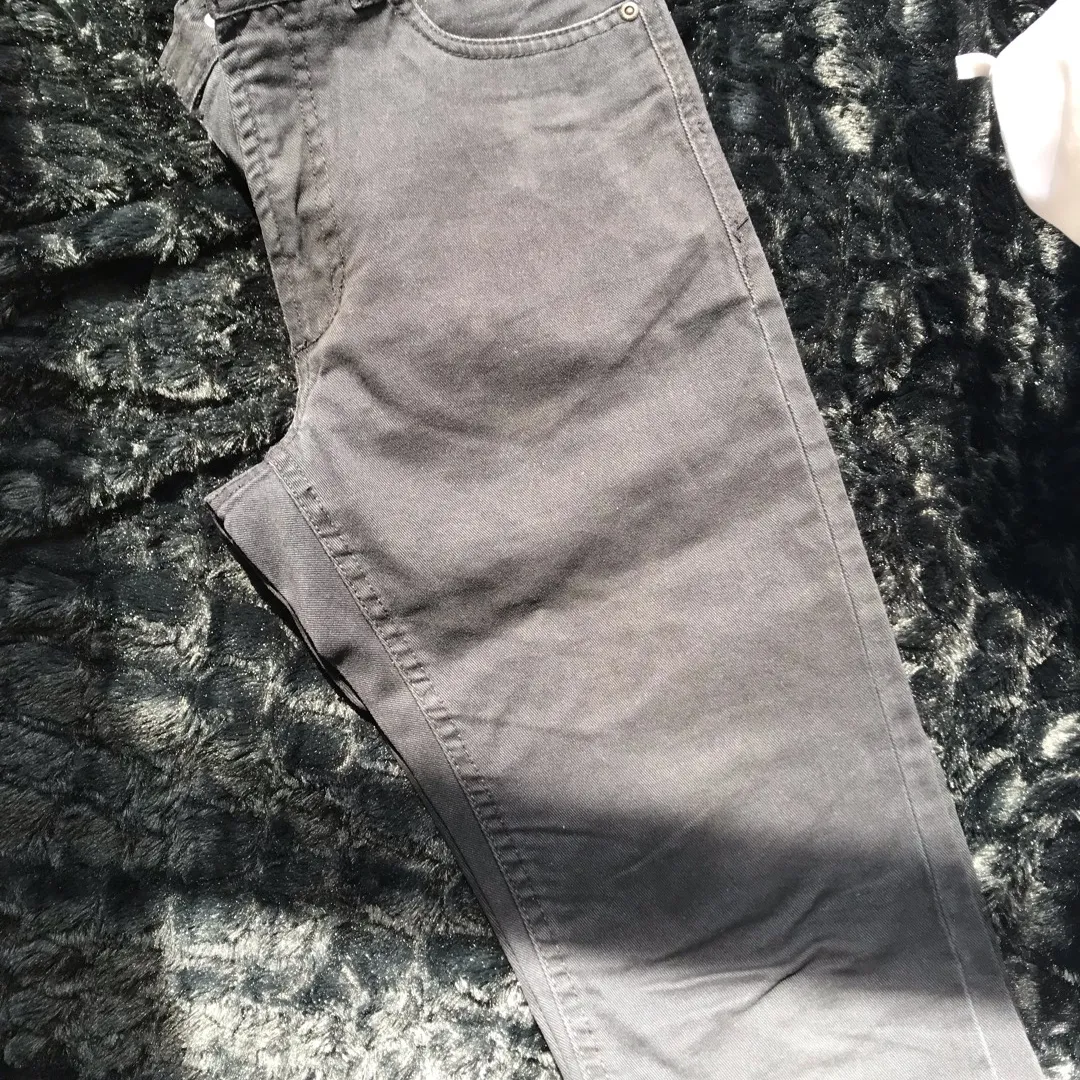 Black Pants (not Jeans Material) Size 30/32 photo 1