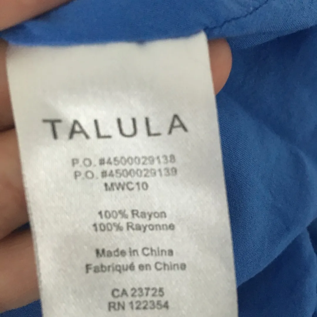 Talula Blue Dress - XS photo 5