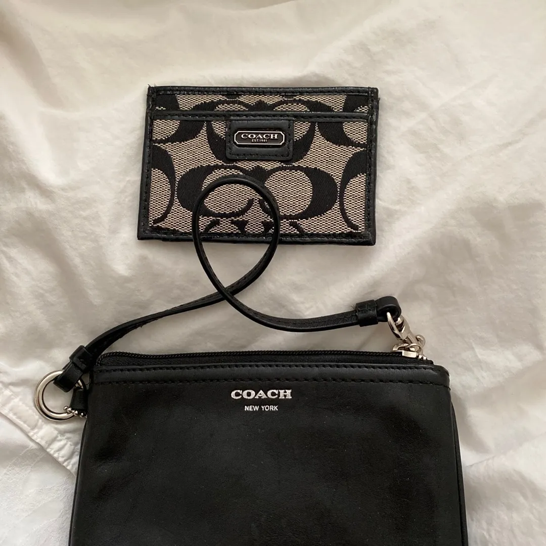 Unused Coach Card Holder And Wristlet photo 1