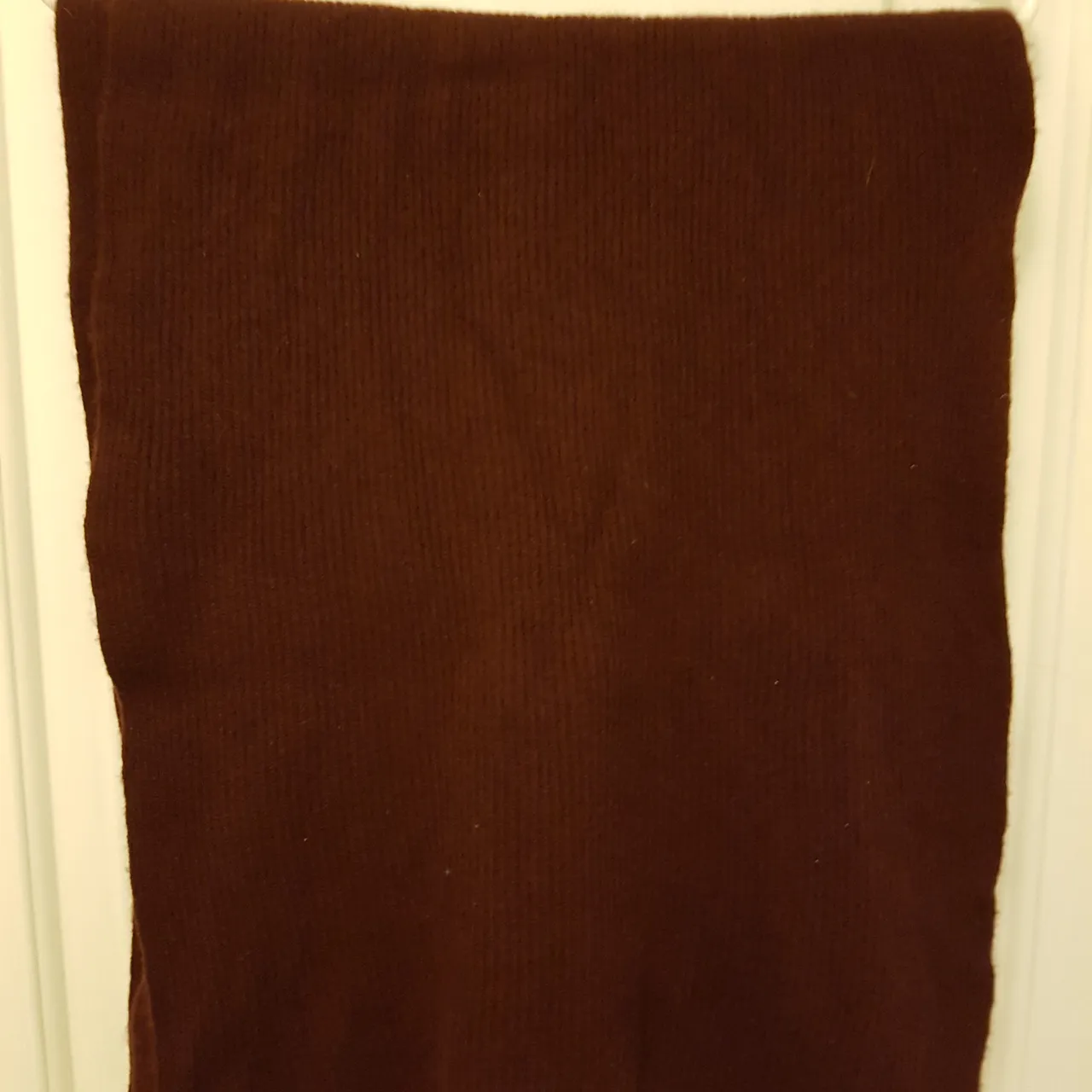 maroon babaton cashmere scarf photo 1