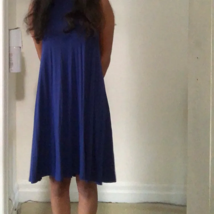 blue dress photo 1
