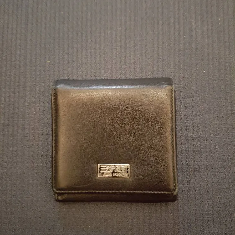 Black Esprit Genuine Leather Wallet photo 1