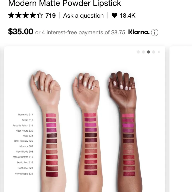 Shiseido Modern matte powder Lipstick photo 9