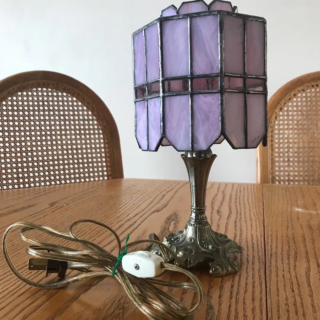 Small Stain Glass Lamp photo 1