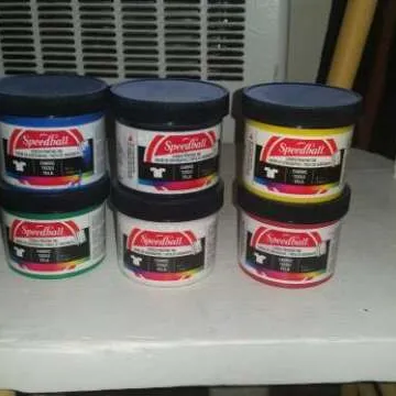 Speedball Screen Printing Ink For Fabric photo 1