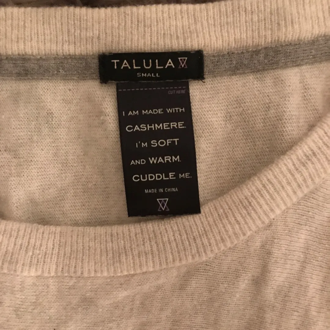Talula Cashmere Tube Sweater photo 3