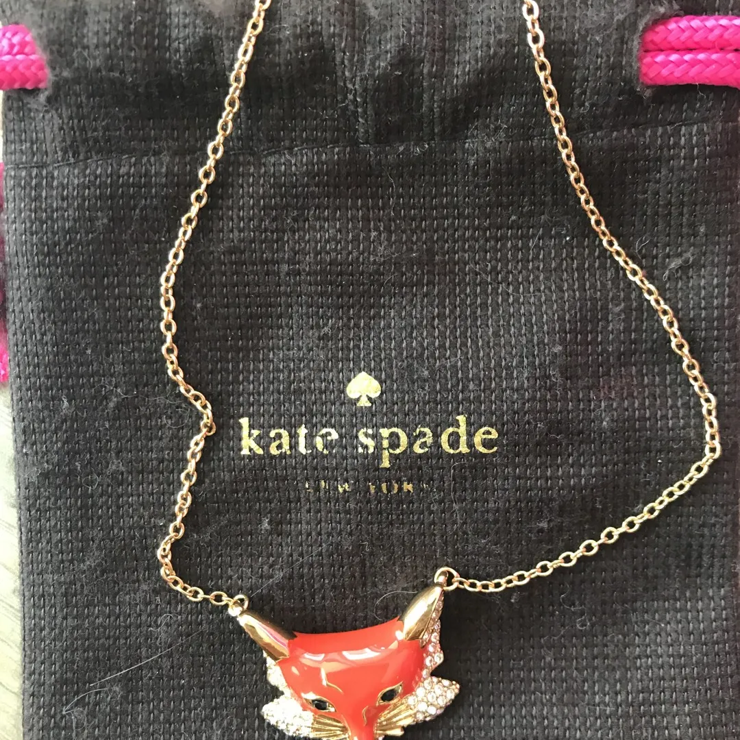 Kate spade Fox Necklace 🦊 photo 1