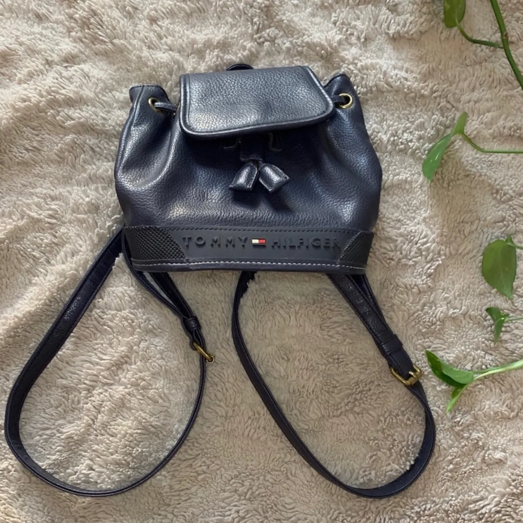 Leather Tommy Hilfiger Mini Backpack photo 1