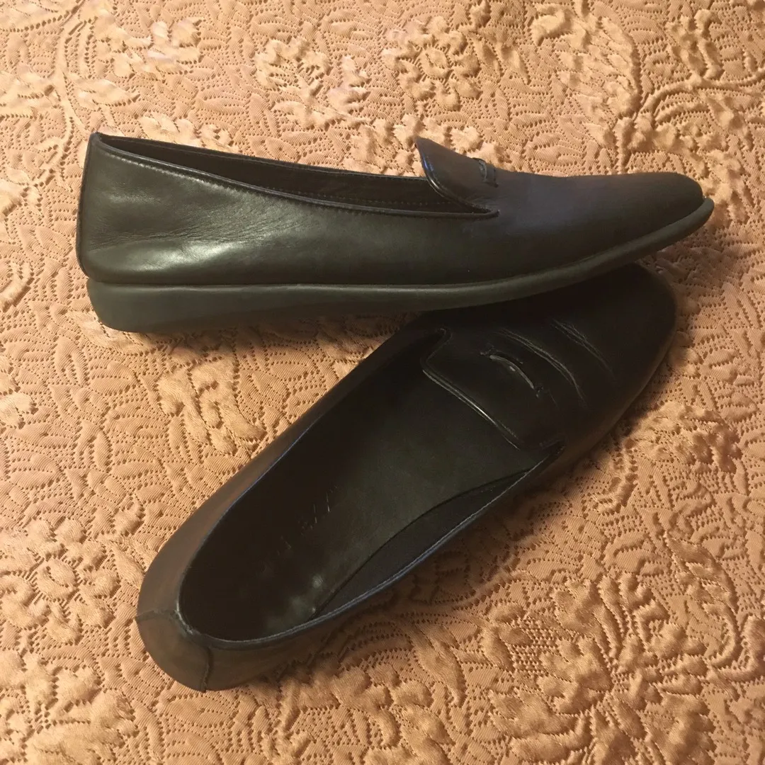 Black Leather  Loafers photo 4