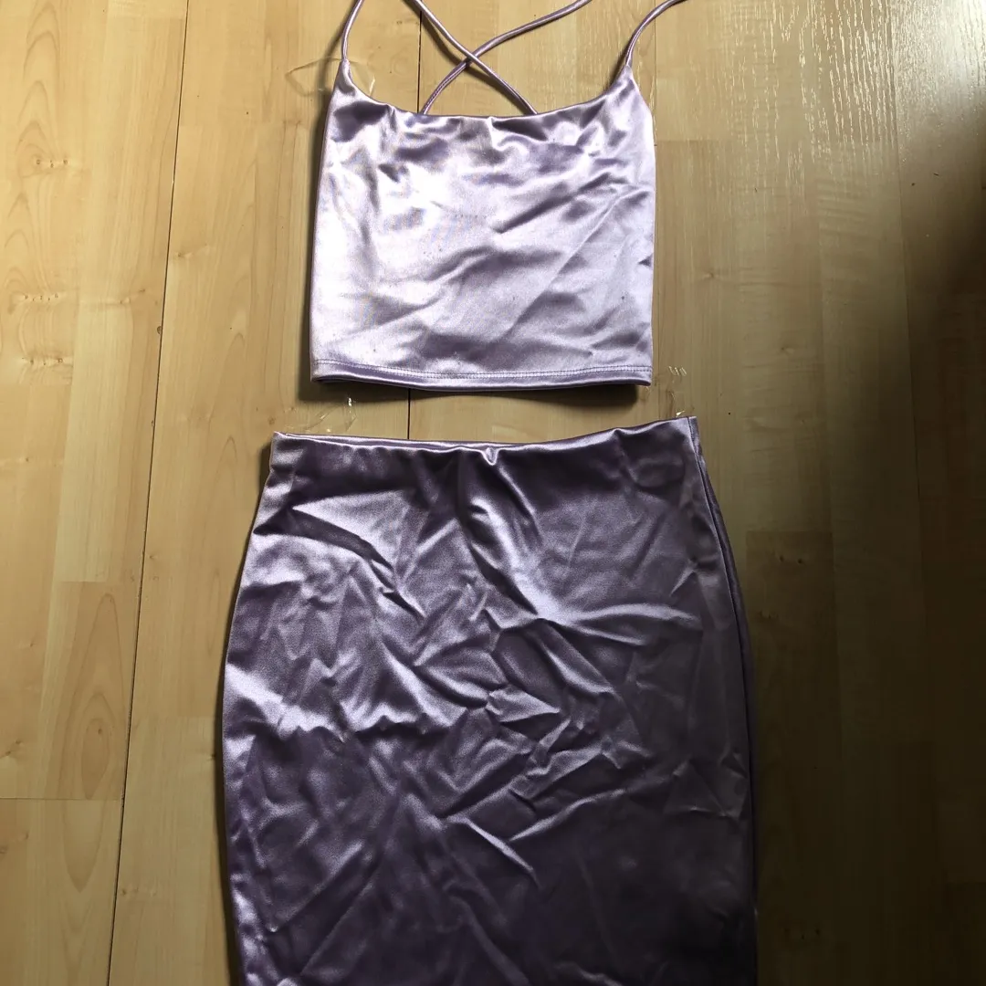 Purple Skirt And Top Outfit photo 1